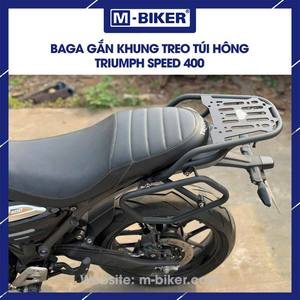 For Speed 400 Stainless Steel Rear <b>Rack</b> Side Frame for Hanging Side Bags-<b>Saddle</b> Bag Type Cyberpunk Design Retrofit/Upgrade - Product Image 2