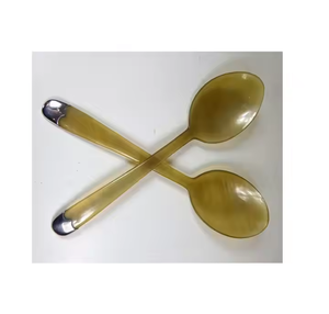 buffalo horn dessert <b>spoon</b> smooth and glossy handmade <b>spoon</b> for <b>ice</b> <b>cream</b> pudding - Product Image 6