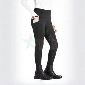 Private Label <b>Women's</b> Riding <b>Leggings</b> Spandex/Polyester <b>Waterproof</b> Windproof Horse Riding Pants Bulk Supply Equestrian Wear - Product Image 1