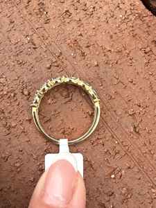 Anillos Apilables de Lujo de Oro Amarillo Puro de 14K con Diamantes Naturales de 0.5 Quilates, Diseño de Racimo Único 2026, Media Eternidad, Regalo de Boda - Product Image 2