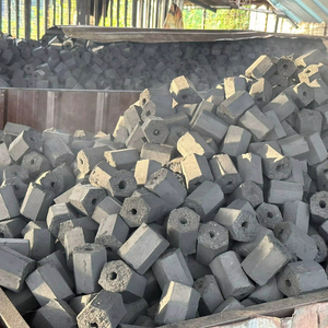 Carbón vegetal en briquetas de madera dura negro - Briquetas MULTIUSO 7700J Caloríficas de Buena Calidad en Venta - Product Image 1