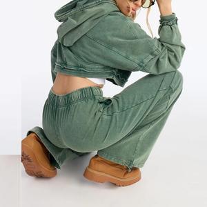 Nouveauté 2 pièces Ensemble de vêtements de sport respirant écologique imprimé Sweat-shirt et pantalon de jogging Velours uni Séchage rapide Unisexe - Product Image 2