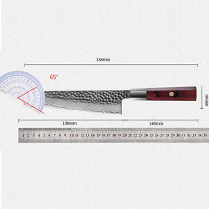 Venta al por mayor personalizado de alta calidad OEM ODM servicio profesional gran oferta Damasco Chef cuchillo de acero inoxidable de alto carbono - Product Image 3