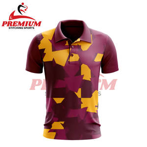 Camiseta de Golf Sublimada con Estampado Digital, Polo de Manga Corta a Precio Razonable, Hecha en Pakistán con Costuras Premium - Product Image 3