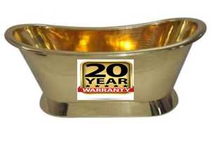 Bañera de cobre macizo de estilo antiguo para decoración de baño, superventas, disponible para exportación mundial - Product Image 3