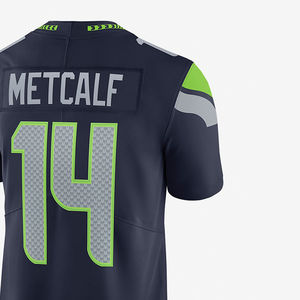 Nouvelle arrivée, maillot de football américain personnalisé avec logo et couleur, en polyester, pour équipe sportive, short, séchage rapide, respirant, personnalisé pour hommes - Product Image 3