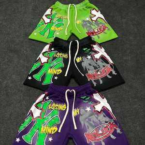 Shorts de bain pour homme personnalisés, taille mi-haute, design vintage personnalisé, uni, 100% coton, séchage rapide, respirant, anti-froissement, imprimé à l'écran - Product Image 2