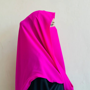Venta al por mayor de calidad superior musulmán Hijab-Ligero de color sólido de poliéster transpirable de secado rápido para las mujeres - Product Image 5