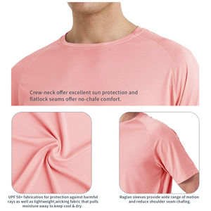 Precio razonable Color sólido hombres Spandex Rash Guard recién llegado diseño personalizado Material transpirable hombres Rash Guards personalizado - Product Image 5