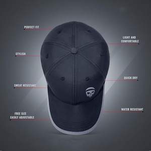 หมวกเบสบอลทางการ5แผงผ้าฝ้ายแข็งแรงหมวกปิดถนนแบบสปอร์ตปรับได้สำหรับกิจกรรมกลางแจ้ง - Product Image 6