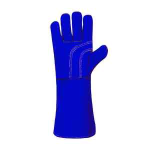 Venta caliente Guantes de soldadura de cuero Puño DE SEGURIDAD Resistencia al fuego Guantes de trabajo de seguridad Alta protección Los mejores guantes de soldadura de cuero - Product Image 5