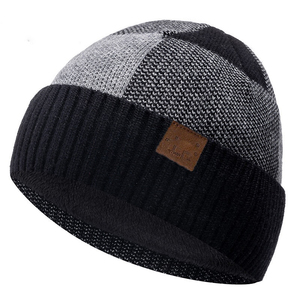 2025 vente en gros Jacquard Beanie Caps haute qualité 100% laine Logo personnalisé adulte coloré hiver Beanie Cap fabriqué au Pakistan - Product Image 1