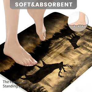 Custom Printed Bath <b>Mat</b> <b>Bathroom</b> Rug <b>Set</b> for <b>Bathroom</b> Non-Slip Shower Curtain Bath <b>Mat</b> - Product Image 3