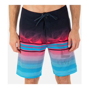 Short de plage en polyester respirant avec logo personnalisé pour hommes, vêtements de sport décontractés pour le fitness en plein air et confortables pour le surf - Product Image 5