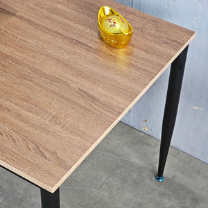 HBCN012 160x80cm Plywood <b>Desk</b> Melamine Coating Cone II Legs Luxury Minimalist L-Shaped Durable Office Furniture for Bedroom - Product Image 4