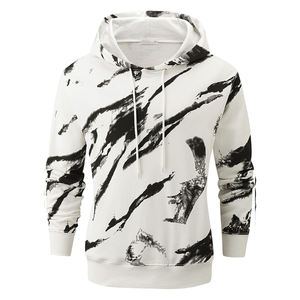 Premium 300 GSM Tie Dye pull à capuche pour hommes Vintage français éponge doux polaire marque personnalisée disponible - Product Image 2