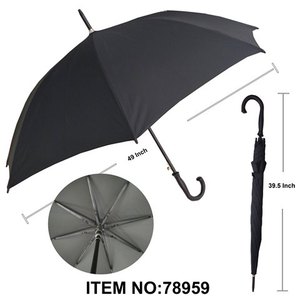 Ombrello automatico in tessuto di vernice Spray nero 8K 75CM 36PC/CS prodotto di qualità Premium - Product Image 1