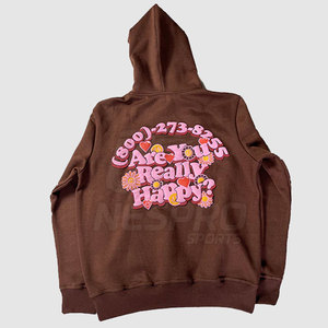 Sweats à capuche imprimés confortables et solides pour l'hiver, 100% coton, qualité supérieure, design avec poche, respirant, écologique - Product Image 2
