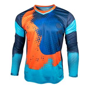 Custom Professional Downhill Motocross Jersey Último diseño a prueba de viento impermeable Impreso con sublimación Características de la bicicleta de montaña - Product Image 5