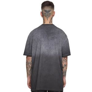 T-shirts pour hommes 100% coton, haute qualité, style vintage délavé à l'acide, grandes tailles, coupe ample, vêtements d'été, vente en gros - Product Image 2