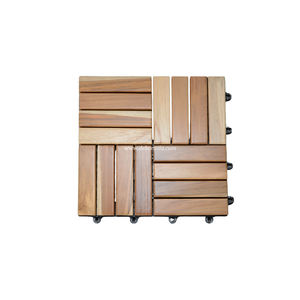 กระเบื้องพื้นไม้สักสำหรับตกแต่งบ้านลานระเบียงในร่มกลางแจ้งกันลื่น - Product Image 1