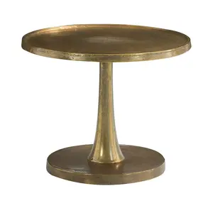 Antique Brass Coffee Table For Home Luxury Furniture Manufacturer Casted Aluminum Designer Side Table Vintage Coffee Table