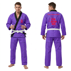 Kimono de Jiu Jitsu Brasileño Personalizado al por Mayor, Tejido de Perlas, Algodón, Ajuste Atlético, Uniforme Duradero de BJJ - Product Image 1