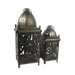 โคมไฟเทียนตกแต่งบ้านสไตล์ไม่เหมือนใครตกแต่งแบบโบราณสำหรับงานแต่งงานงานปาร์ตี้เทียนโลหะมีสไตล์ - Product Image 5