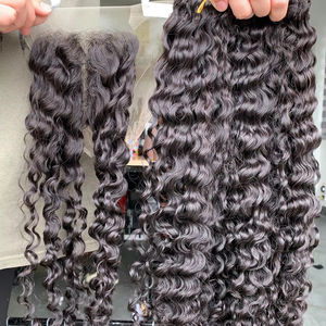 Tissage de cheveux Vietnames, cheveux Vietnames bouclés, extensions de cheveux humains pour femmes noires - Product Image 1