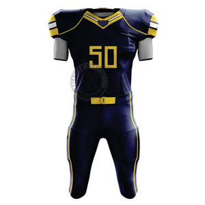 Ensemble de maillot et de pantalon de football américain pour hommes, vêtements de sport durables pour l'entraînement d'équipe, les matchs et les performances - Product Image 6