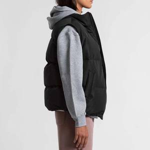 Gilet sans manches de haute qualité pour hommes avec capuche détachable Caractéristique respirante Gilet d'hiver chaud et ample Style gilet bouffant - Product Image 4