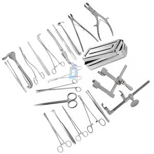 Juego de Cirugía de toracotomía, 24 Uds., instrumentos de toracotomía, instrumentos quirúrgicos, instrumentos de gran cantidad - Product Image 2