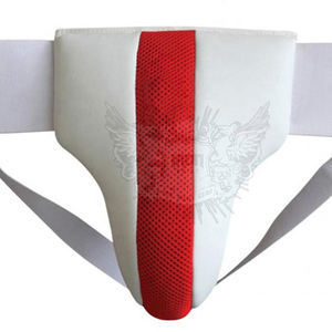 Protector de ingle ecológico cómodo de alta calidad de cuero Premium Protector de boxeo MMA con correa ajustable-Best Seller - Product Image 4