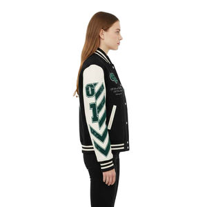 Varsity vestes hommes femmes logo personnalisé broderie blouson aviateur style vintage confortable chaud décontracté mode 2025 - Product Image 5