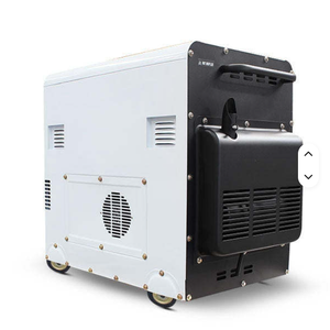 Générateur diesel silencieux refroidi par air 5,8 kW 7,5 kVA à démarrage électrique, réservoir 25 L, avec capot, monophasé, AVR 50/60 Hz - Product Image 4