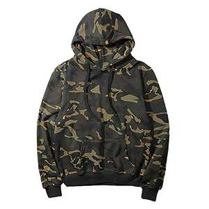 Sweat à capuche camouflage pour hommes 100% coton polaire pull à manches longues entraînement régulier et entraînement de gymnastique pas cher prix sweats à capuche de marque privée - Product Image 2