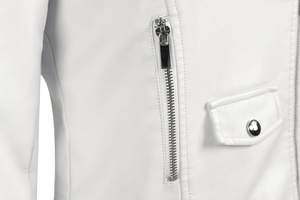 Veste en cuir conçue sur mesure pour femmes pour l'hiver Style de rue coupe régulière avec col montant respirant toile quantité minimale de commande bas - Product Image 5