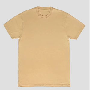 T-shirt en coton uni de haute qualité pour homme, basique, confortable, tissu doux, fournisseur OEM - Product Image 1