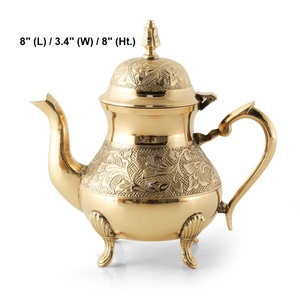 Customized Engraved Stainless Steel Arabic Dallah for Coffee Pot <b>Tea</b> Pot with Large Capacity Coffee <b>Kettles</b> for Office or Home - Product Image 3