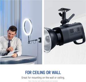 NEEWER Q300 300Ws 2.4G Flash Studio luar ruangan dengan pemicu nirkabel Q kompak, 4 paket pemasangan langit-langit - Product Image 4