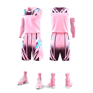 เสื้อบาสเก็ตบอลสำหรับทุกเพศกางเกงขาสั้นผ้า100% โพลีเอสเตอร์ระบายอากาศแห้งเร็วชุดป้องกันแบคทีเรีย MOQ ต่ำขนาดพิเศษ - Product Image 5