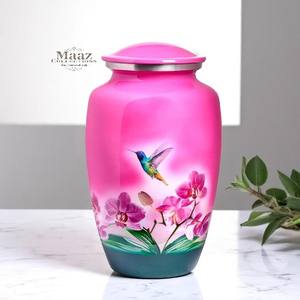 Hummingbird Metal Cremation Urn <b>for</b> Adult <b>Ashes</b> Decorative Funeral Urn <b>for</b> Men & Women | Wholesale Supply - Product Image 1