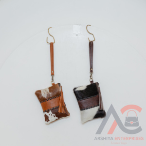 กระเป๋าสตางค์ผู้หญิงตะวันตกทำจากหนังวัวแท้มีพู่ห้อยทำด้วยมือระดับพรีเมียม - Product Image 4