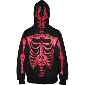 Sweats à capuche à fermeture éclair sur toute la surface personnalisés avec impression en relief, sweats à capuche surdimensionnés de style streetwear, sweats à capuche à fermeture éclair personnalisés avec broderie, OEM - Product Image 3