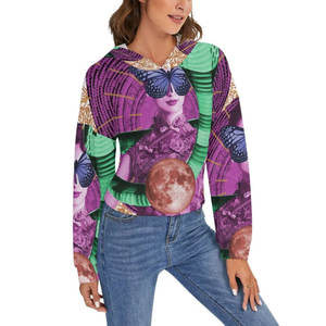 Top Selling OEM Service Winter Women Casual <b>Sublimation</b> <b>Hoodies</b> Eco-Friendly Lightweight Breathable Front Logo Customized Colors - Product Image 4