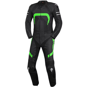 Traje de moto de cuero genuino personalizado Protección de alta calidad Ropa de carreras de autos de motocicleta Traje de cuero de motocicleta - Product Image 2