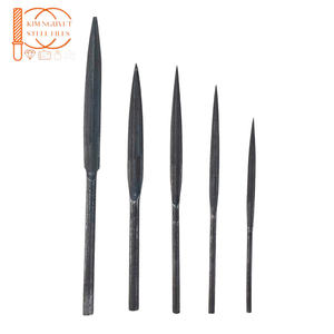 Juego de 5 Limas de Aguja Semicirculares de Acero de Grado Industrial, Estilo Americano, 150-250 mm, Corte Suave, Acabado Natural, PRECIO BAJO - Product Image 2