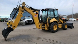 Kaufen Sie günstigen Baggerlader gebraucht Caterpillar cat 416e 420e 420f 430f Traktor mit Bagger und Frontlader exportfähig