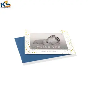 Cartes de vœux de remerciement personnalisées nouveau style Offre Spéciale d'impression de cartes de remerciement avec logo personnalisé de qualité supérieure