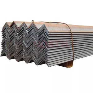 Barre d'angle en acier au carbone personnalisée 50*50*5 prix de l'acier d'angle barre de valeur de pêche au profil en L matériaux de décoration de bâtiment en métal